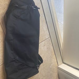 Black lululemon yoga mat bag